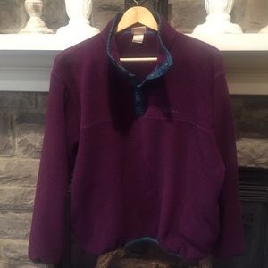 LLBean 1990’s pull over fleece